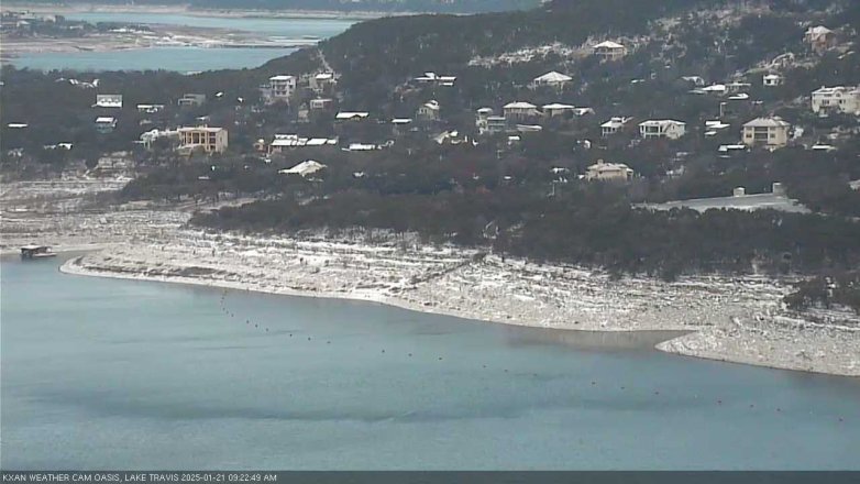 Lake Travis webcam, January 21, 2025 9:25 AM CT