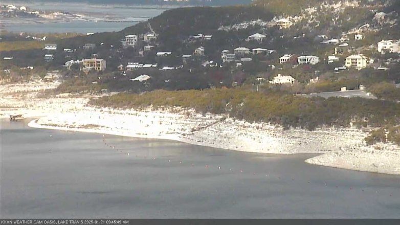 Lake Travis webcam, January 21, 2025 9:45 AM CT