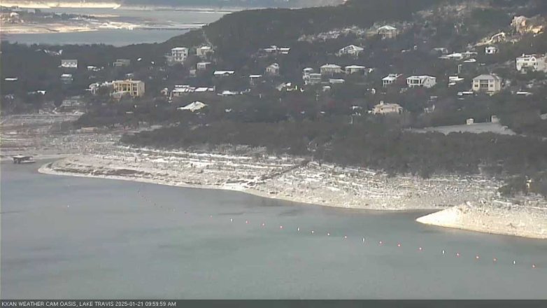 Lake Travis webcam, January 21, 2025 10:00 AM CT