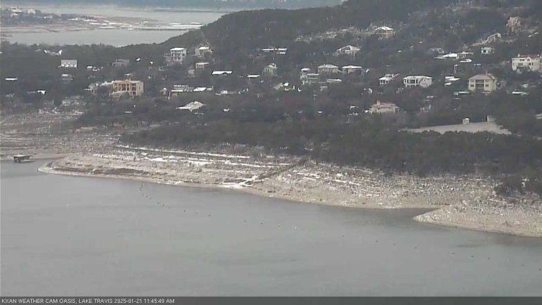 Lake Travis webcam, January 21, 2025 11:45 AM CT