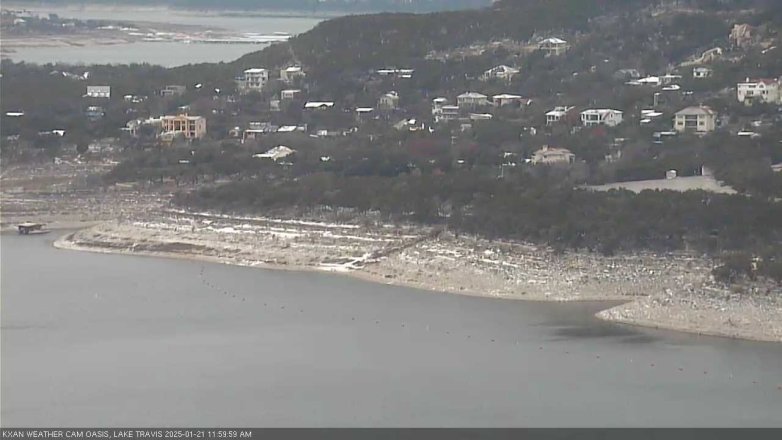 Lake Travis webcam, January 21, 2025 12:00 PM CT