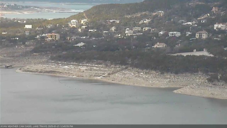 Lake Travis webcam, January 21, 2025 12:45 PM CT