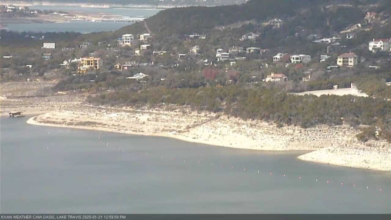 Lake Travis webcam, January 21, 2025 1:00 PM CT