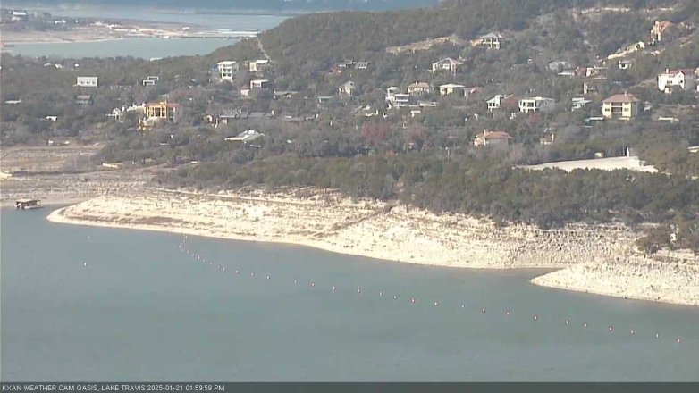 Lake Travis webcam, January 21, 2025 2:00 PM CT