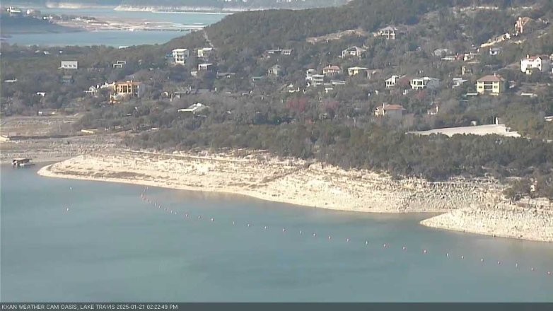 Lake Travis webcam, January 21, 2025 2:25 PM CT