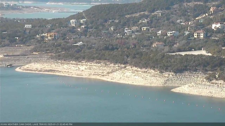 Lake Travis webcam, January 21, 2025 2:45 PM CT