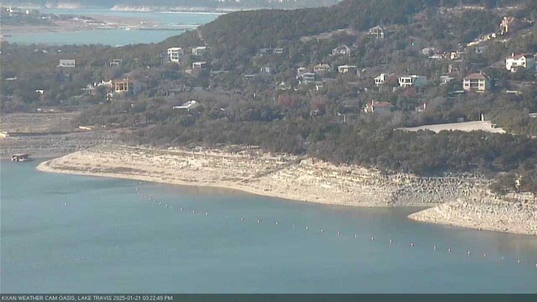 Lake Travis webcam, January 21, 2025 3:25 PM CT