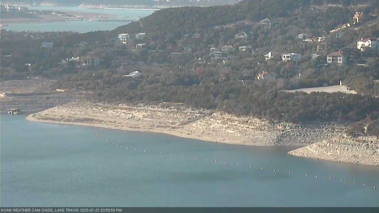 Lake Travis webcam, January 21, 2025 4:00 PM CT