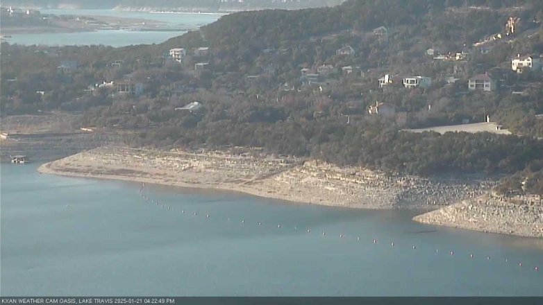 Lake Travis webcam, January 21, 2025 4:25 PM CT