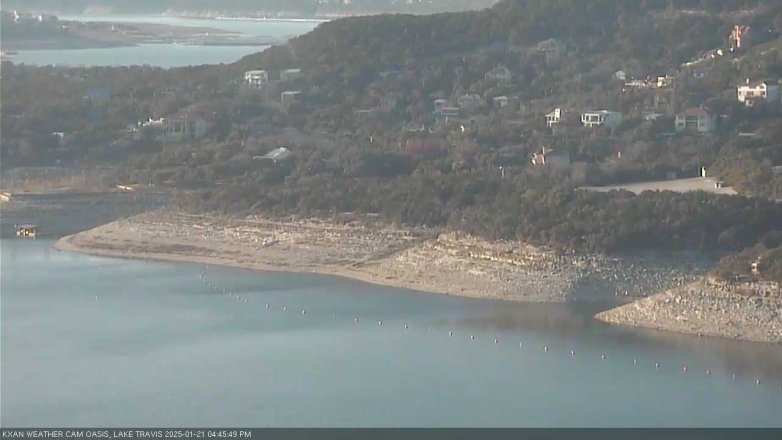 Lake Travis webcam, January 21, 2025 4:45 PM CT