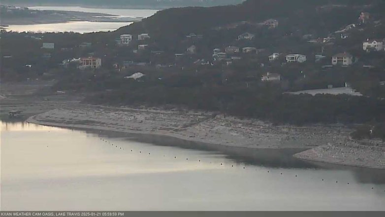 Lake Travis webcam, January 21, 2025 6:00 PM CT
