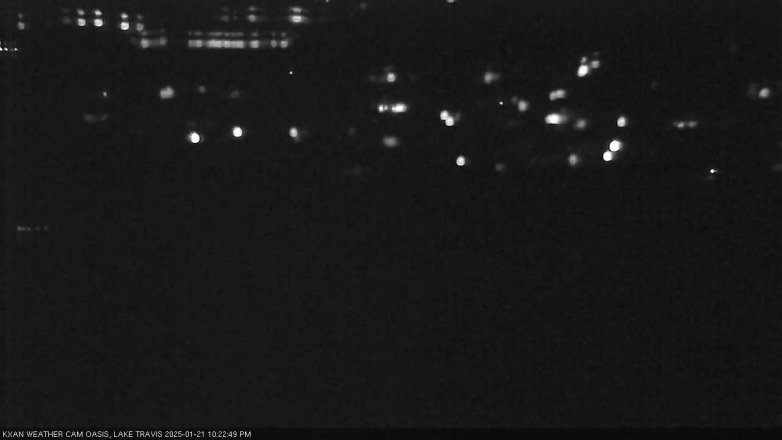 Lake Travis webcam, January 21, 2025 10:25 PM CT
