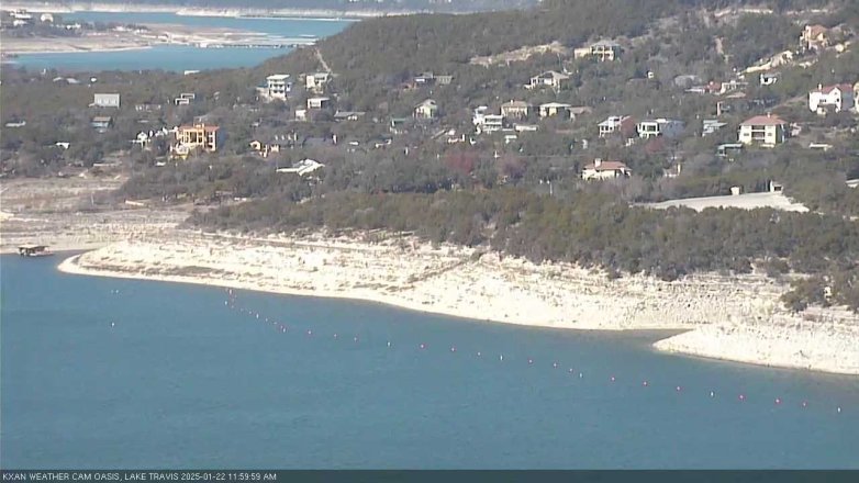 Lake Travis webcam, January 22, 2025 12:00 PM CT