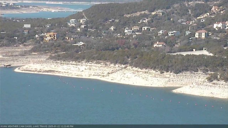 Lake Travis webcam, January 22, 2025 12:25 PM CT