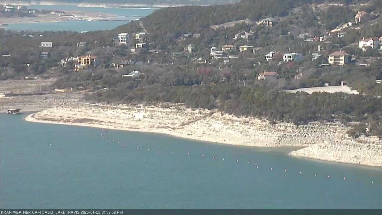 Lake Travis webcam, January 22, 2025 2:00 PM CT