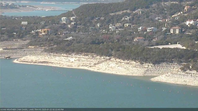 Lake Travis webcam, January 22, 2025 2:25 PM CT