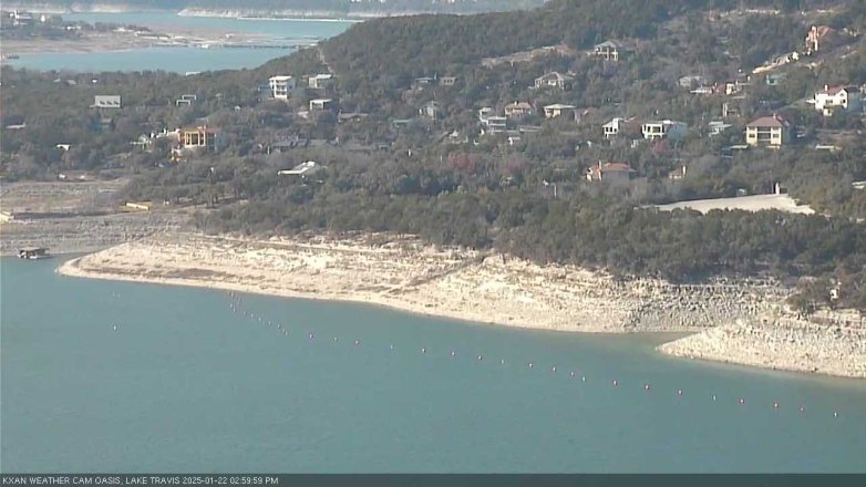 Lake Travis webcam, January 22, 2025 3:00 PM CT