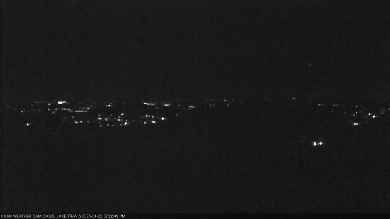 Lake Travis webcam, January 22, 2025 7:25 PM CT