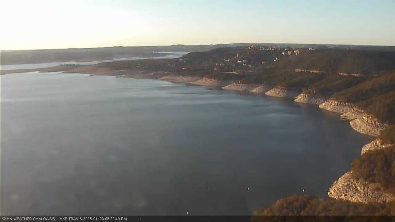 Lake Travis webcam, January 23, 2025 5:25 PM CT