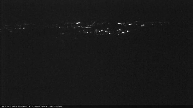 Lake Travis webcam, January 23, 2025 8:00 PM CT