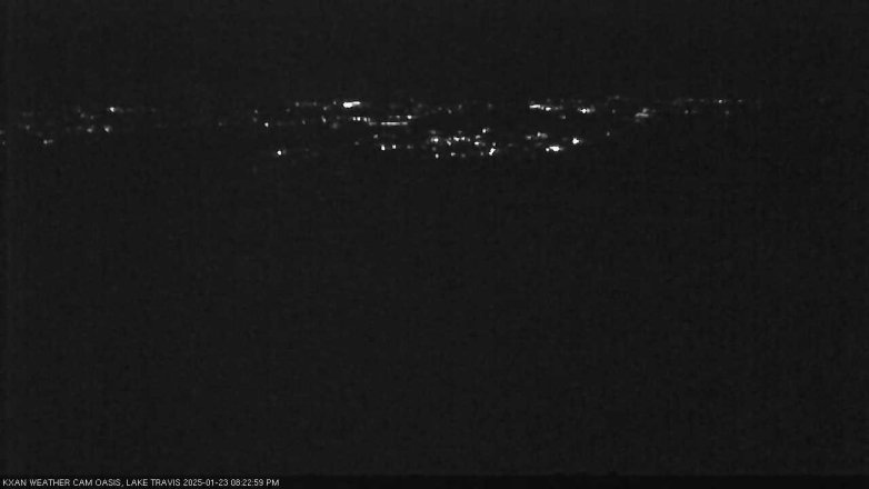 Lake Travis webcam, January 23, 2025 8:25 PM CT