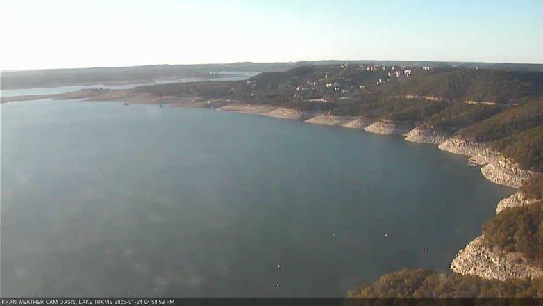 Lake Travis webcam, January 24, 2025 5:00 PM CT