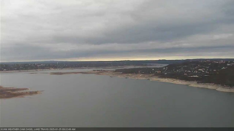 Lake Travis webcam, January 25, 2025 9:25 AM CT
