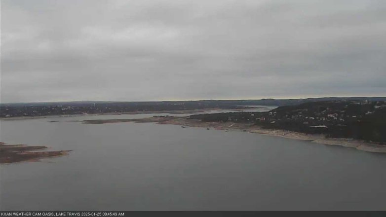 Lake Travis webcam, January 25, 2025 9:45 AM CT