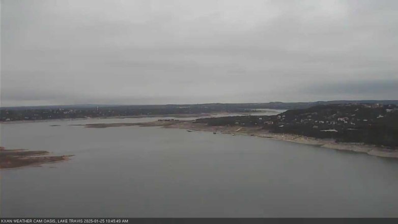 Lake Travis webcam, January 25, 2025 10:45 AM CT