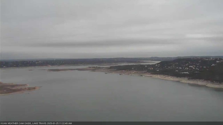 Lake Travis webcam, January 25, 2025 11:25 AM CT