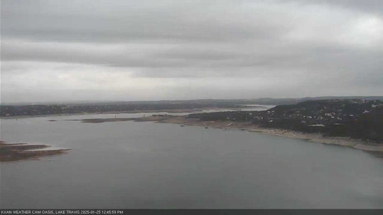 Lake Travis webcam, January 25, 2025 12:45 PM CT