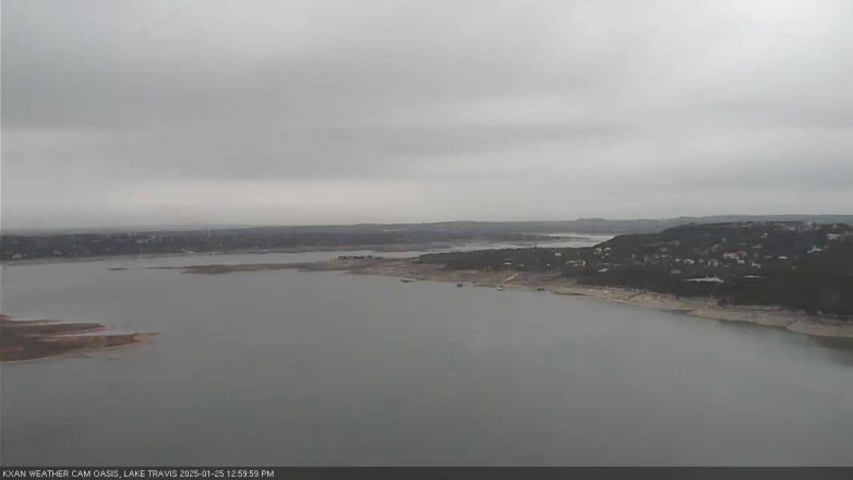 Lake Travis webcam, January 25, 2025 1:00 PM CT