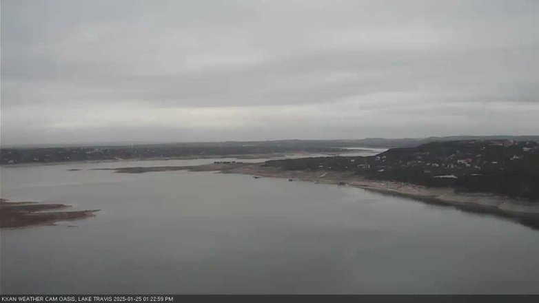 Lake Travis webcam, January 25, 2025 1:25 PM CT