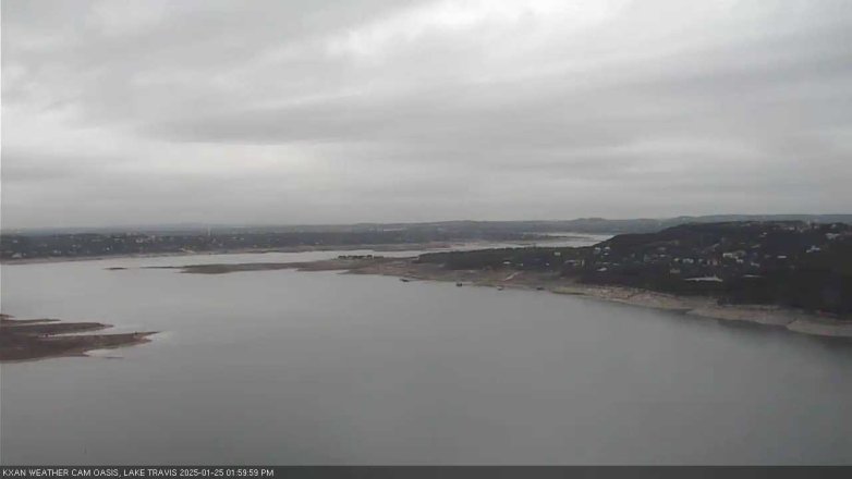 Lake Travis webcam, January 25, 2025 2:00 PM CT