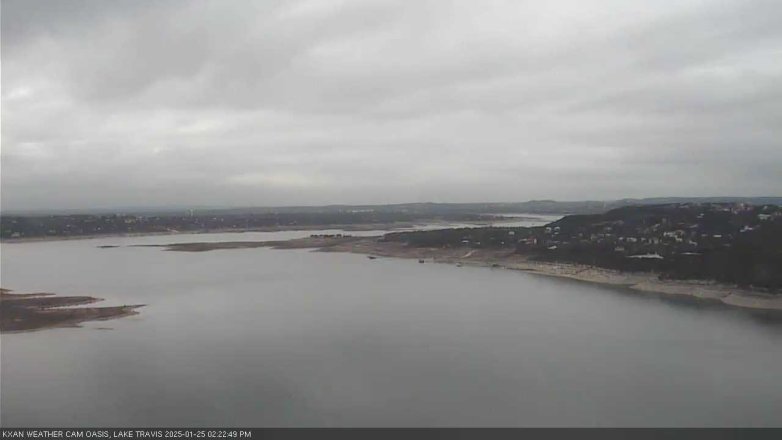Lake Travis webcam, January 25, 2025 2:25 PM CT