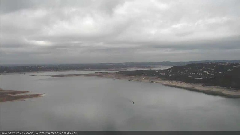 Lake Travis webcam, January 25, 2025 2:45 PM CT