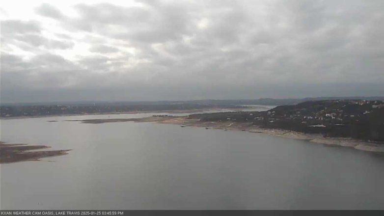 Lake Travis webcam, January 25, 2025 3:45 PM CT