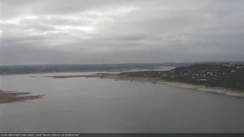 Lake Travis webcam, January 25, 2025 4:00 PM CT