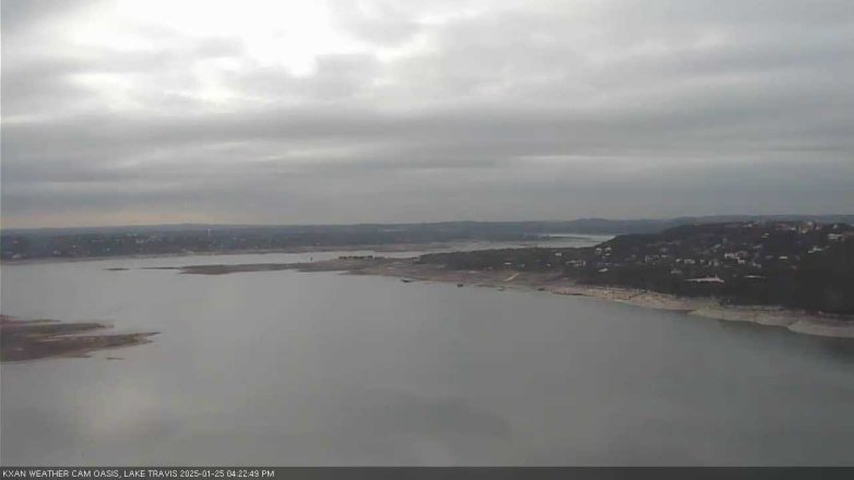 Lake Travis webcam, January 25, 2025 4:25 PM CT