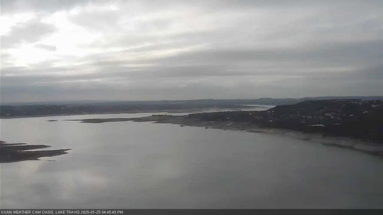 Lake Travis webcam, January 25, 2025 4:45 PM CT