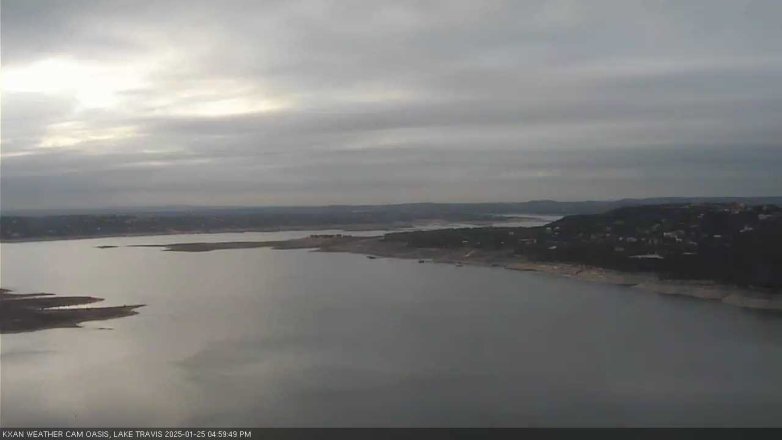 Lake Travis webcam, January 25, 2025 5:00 PM CT