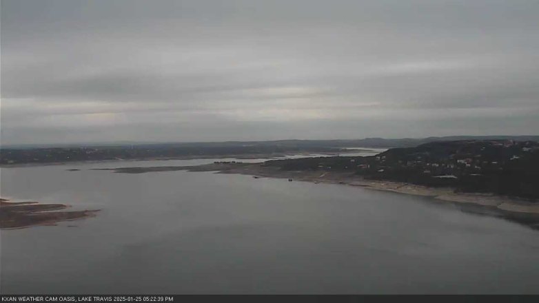 Lake Travis webcam, January 25, 2025 5:25 PM CT