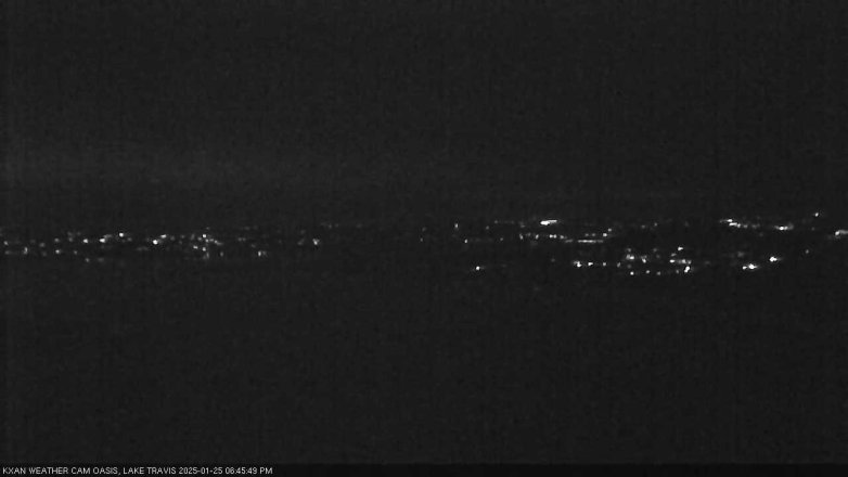 Lake Travis webcam, January 25, 2025 6:45 PM CT