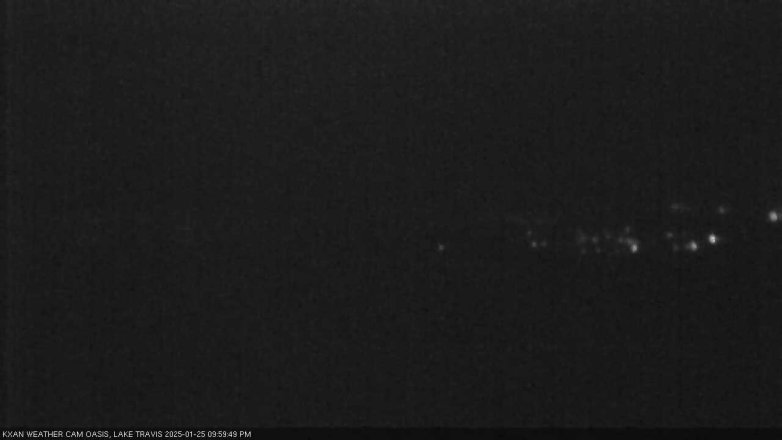 Lake Travis webcam, January 25, 2025 10:00 PM CT