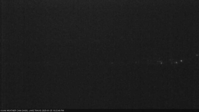 Lake Travis webcam, January 25, 2025 10:25 PM CT