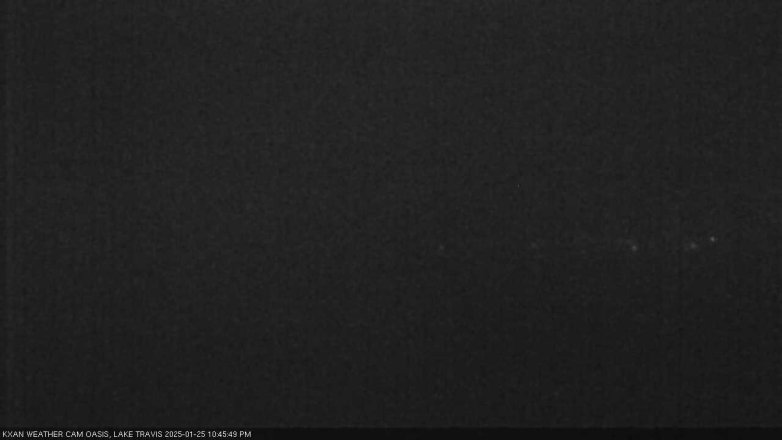 Lake Travis webcam, January 25, 2025 10:45 PM CT
