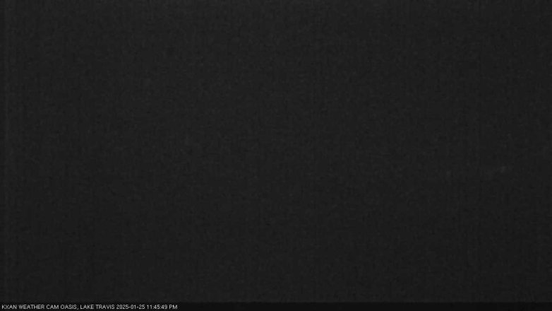 Lake Travis webcam, January 25, 2025 11:45 PM CT