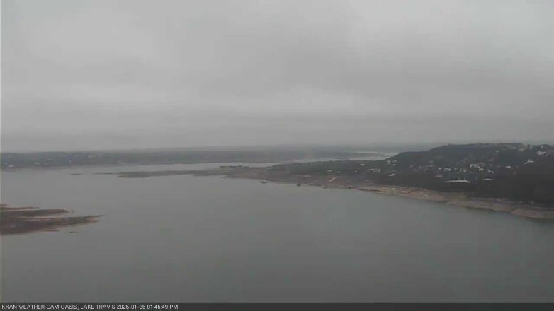 Lake Travis webcam, January 26, 2025 1:45 PM CT