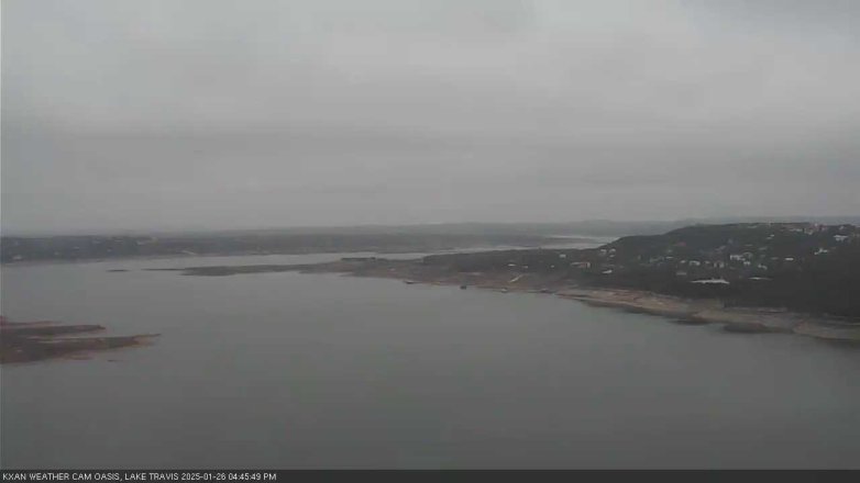Lake Travis webcam, January 26, 2025 4:45 PM CT