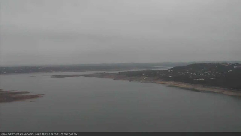 Lake Travis webcam, January 26, 2025 5:25 PM CT